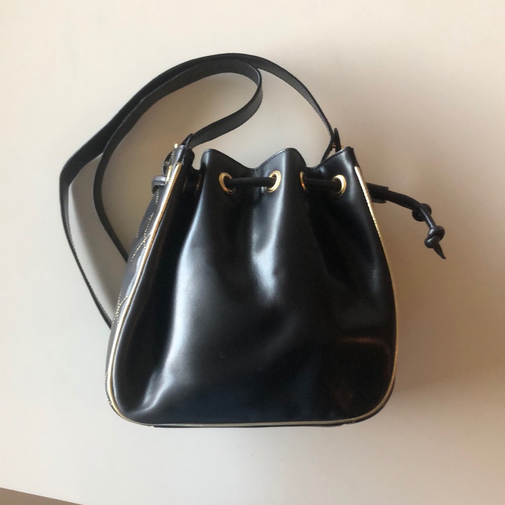 Vintage Escada Navy leather purse